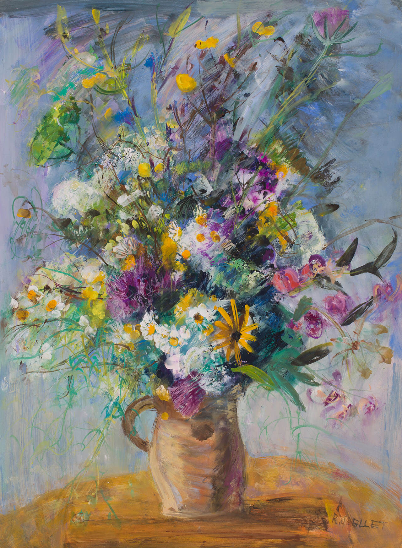 Gouache 1983, Roger GRELLET